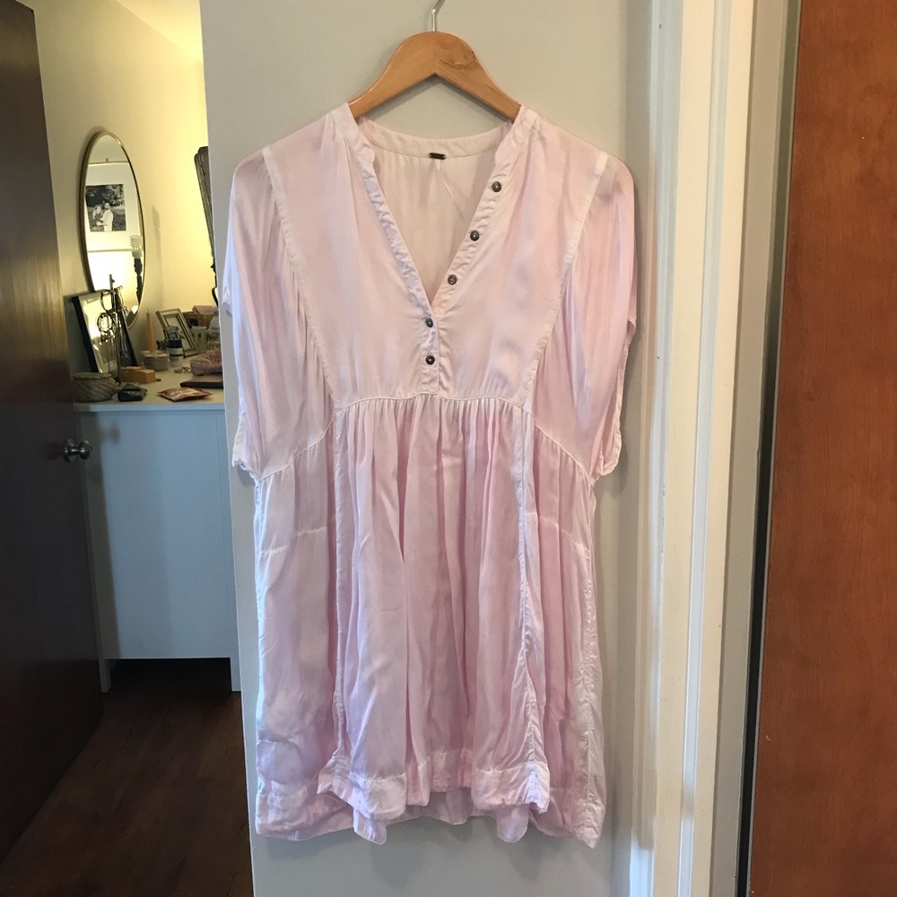 Free People silky mini dress